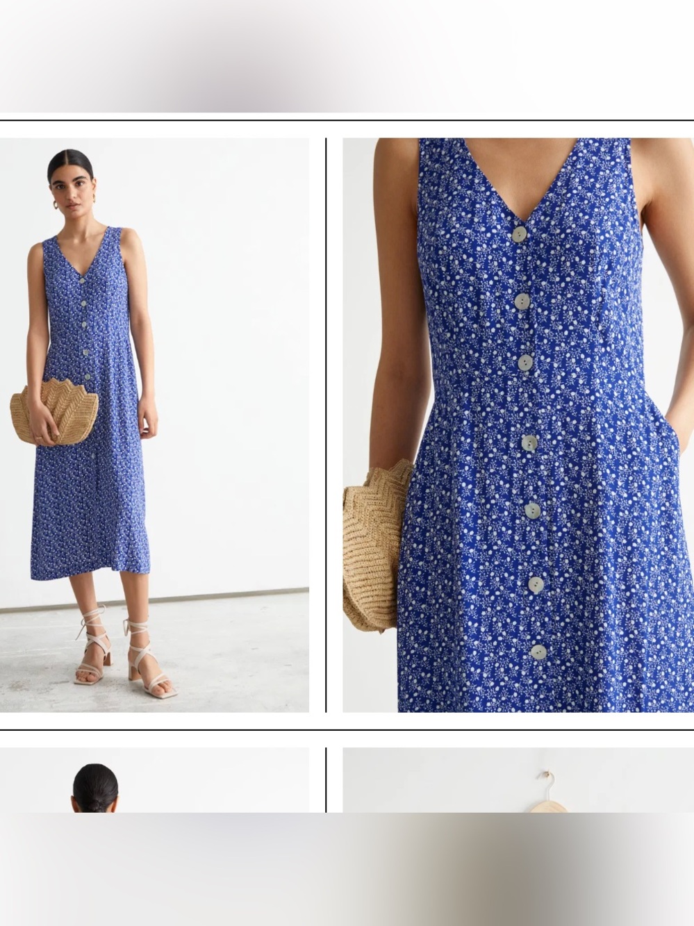 Sleeveless Button-Up Midi Dress from & Other Stories